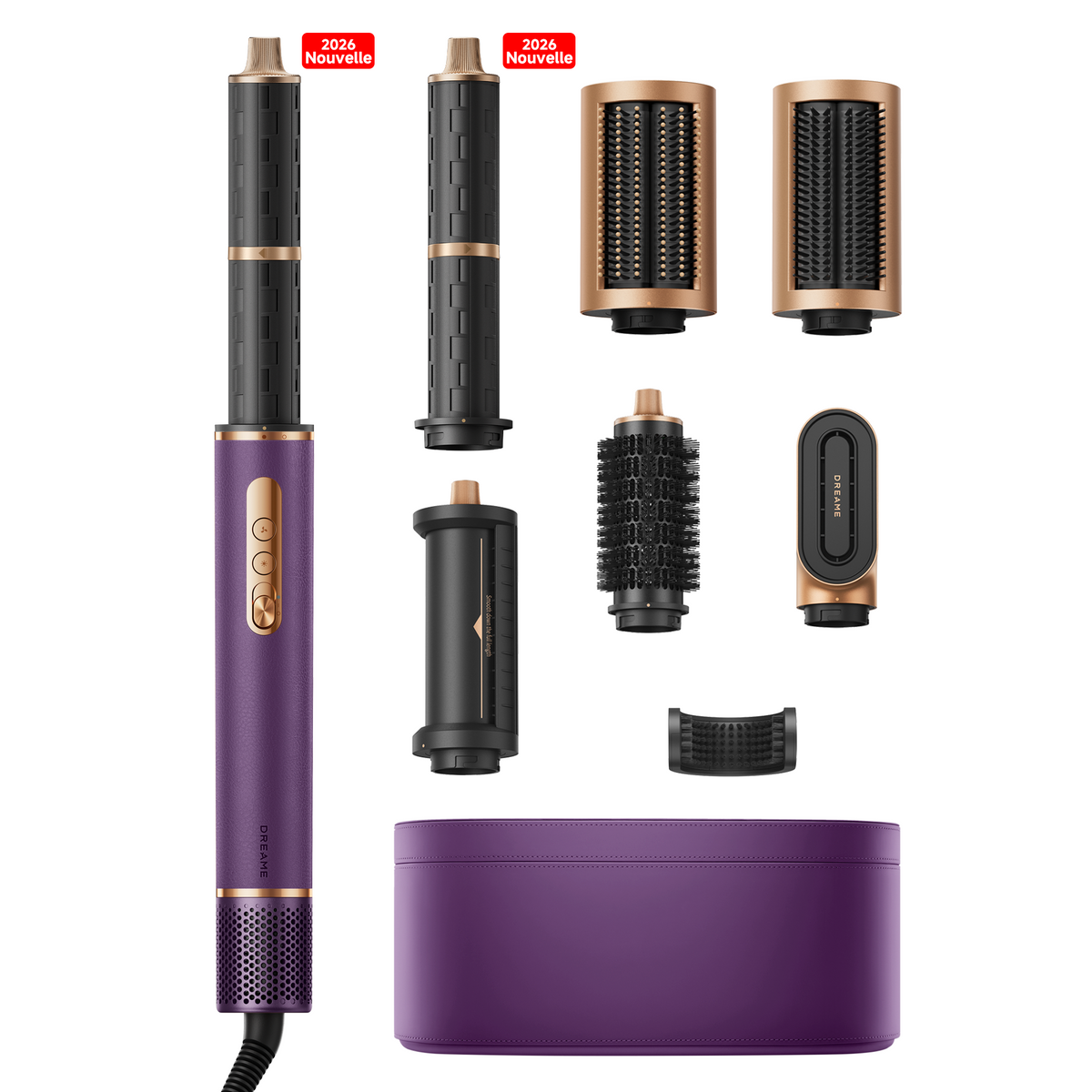 Dreame AirStyle Pro Multistyler Violet | Brillance et douceur au quotidien | Dreame France