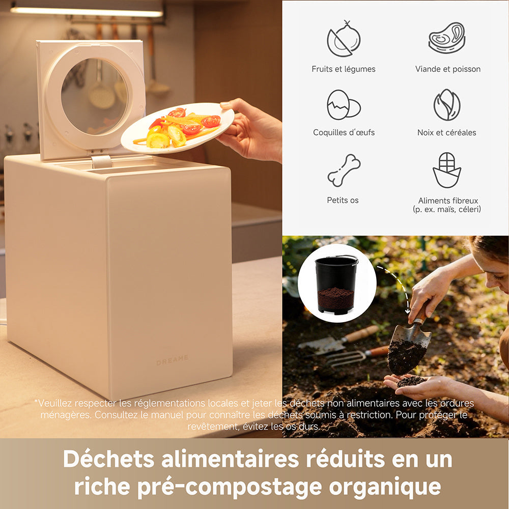 Broyeur de déchets alimentaires SF25 | Dreame France