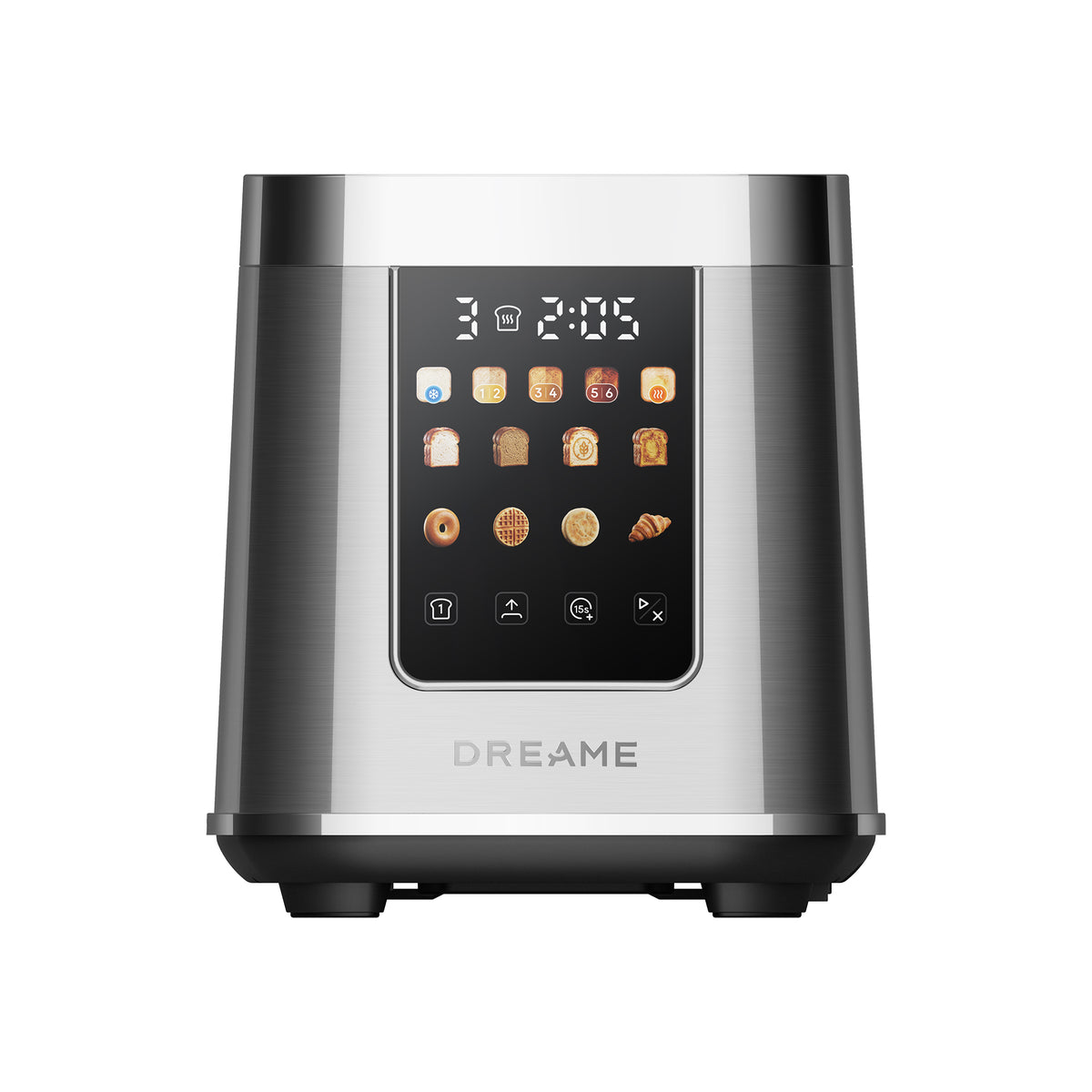 Dreame ToastControl Grille-pain Argenté | Design Élégant, Résultats Professionnels | Dreame France