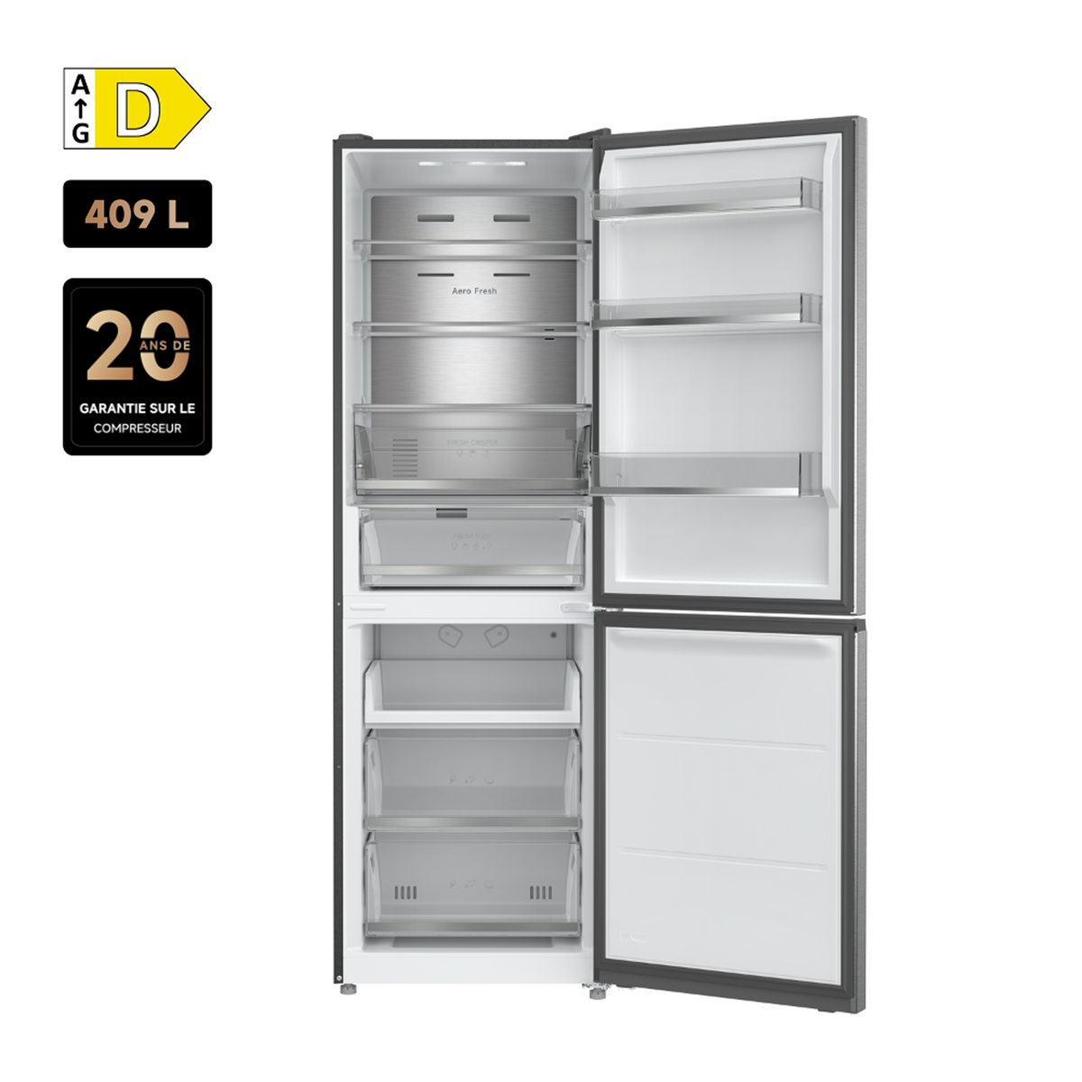 Réfrigérateur Mega Pro 409 L-Classe D | Dreame Français