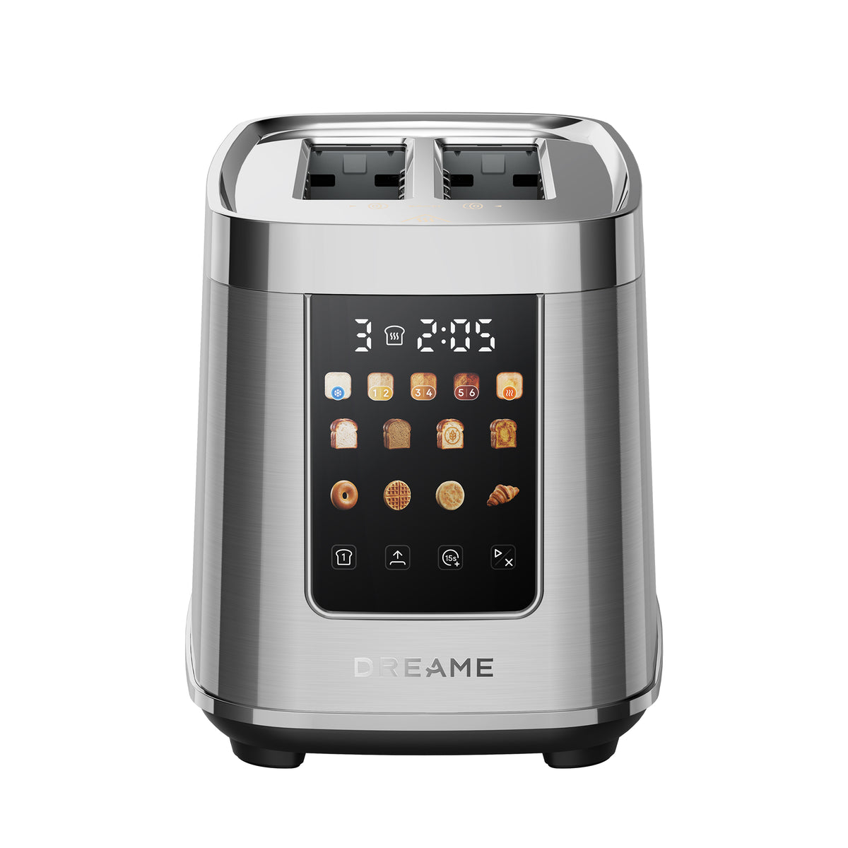 Dreame ToastControl Grille-pain Argenté | Design Élégant, Résultats Professionnels | Dreame France